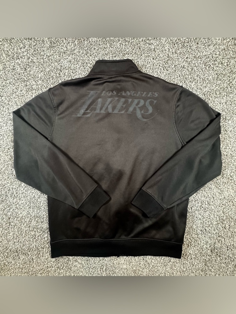 Los Angeles Lakers NBA Men’s Large Blackout Track Jacket Full Zip Up